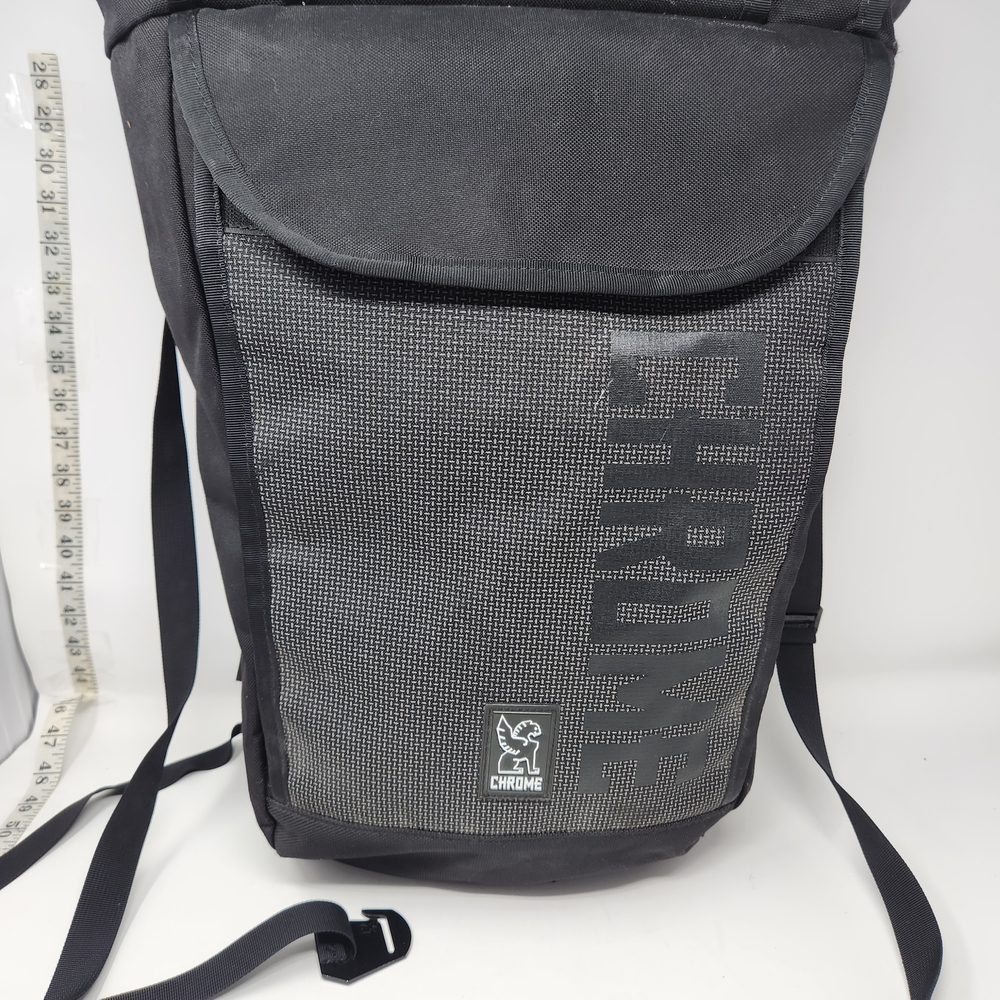 Chrome Black and Gray Men's Backpack